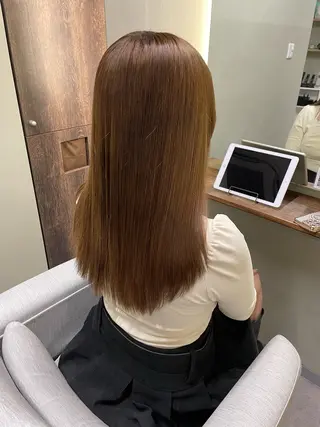ロング 髪質改善/艶カラー/ 縮毛矯正🫟ダイキのヘアスタイル