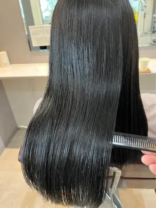 ミディアム カラー 髪質改善デザイナー &mirai ryoのヘアスタイル