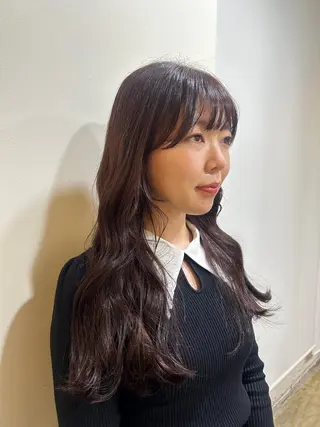 ロング カラー ナチュラル大人っぽい スタイル　MAORIのヘアスタイル