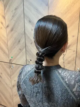 セミロング ヘアアレンジ Topstylist YUKIのヘアスタイル