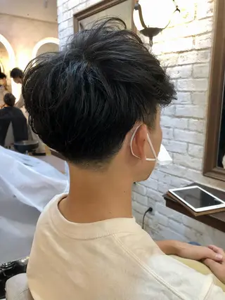 パーマ メンズ 鷺沼駅徒歩1分 キシタクのヘアスタイル