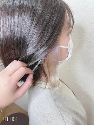 セミロング カラー ❣️モードケイズ塚口 和田一将のヘアスタイル