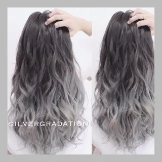 ロング カラー ヘアアレンジ 🦋 SHION 🦋のヘアスタイル