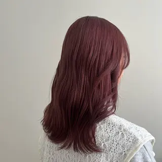 ロング カラー メンズパーマ/ メッシュ📍ユリのヘアスタイル