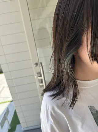 セミロング 金田 諒一のヘアスタイル