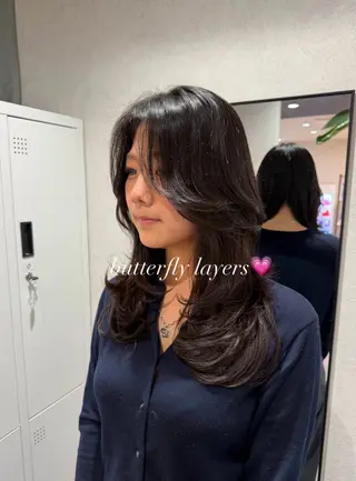ロング Hiiro/海外ヘア /レイヤーカットのヘアスタイル