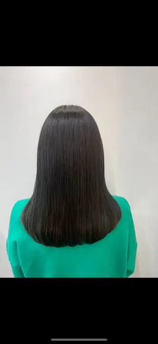 セミロング カラー 熊本市東区 /Ririkaのヘアスタイル