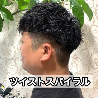 ショート パーマ メンズ メンズパーマ&メンズ 縮毛矯正/平野/渋谷のヘアスタイル