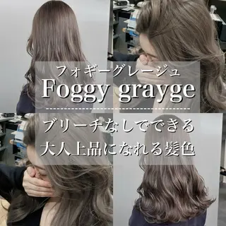 カラー グレージュ♡ベージュ ♡MA/表参道のヘアスタイル