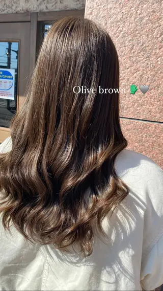 ロング カラー ♡🎀垢抜け透明感 カラーaomi🐇♡のヘアスタイル