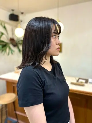 ミディアム カラー ayano🫧 《CIEN》のヘアスタイル