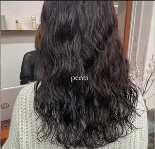ロング 縮毛矯正・透明感 カラー💙acoのヘアスタイル