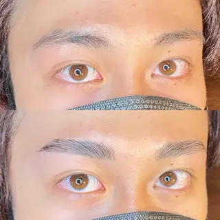 メンズ アイブロウ Misato Takeuchiのマツエク・マツパデザイン