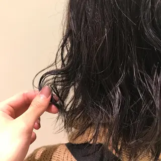 ミディアム カラー 鳥越 一希のヘアスタイル