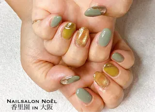 ミディアム Nailsalon ＆Noelのネイルデザイン