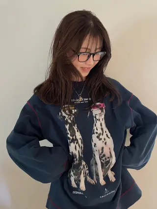 ミディアム カラー 似合わせヘア 🪶remiのヘアスタイル