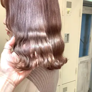 セミロング カラー ヘアアレンジ メンズ 代表🎀 ふわモテ愛 され髪🩷yumiのヘアスタイル