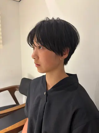 ショート 暖色カラー 奥村陽花のヘアスタイル