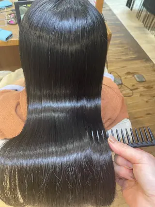 セミロング 山木 裕子のヘアスタイル