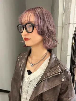 ショート 💜Noa /艶髪ハイトーン💫のヘアスタイル