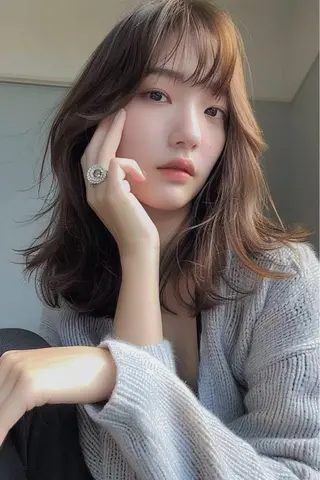 セミロング カラー ロング料金無し ブリーチ/YUTOのヘアスタイル