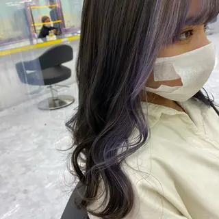 セミロング カラー ヘアアレンジ mai🍑暖色カラー /レイヤー💖のヘアスタイル