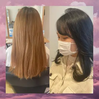 ロング カラー うる艶カラー asukaのヘアスタイル