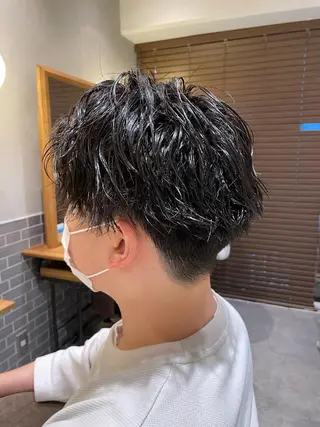 ミディアム パーマ 💫メンズ専門 大木肖愉夢💫のヘアスタイル