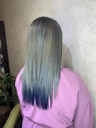 セミロング カラー swan ユイカのヘアスタイル