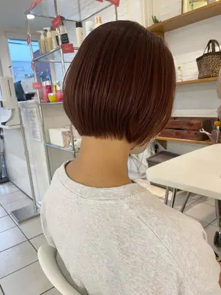 ショート 🌿透明感カラー 松本麻里奈🌼のヘアスタイル