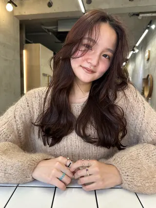 ロング カラー カットモデル募集中 ／HARUKA🎀のヘアスタイル