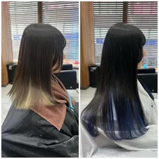 ロング カラー ショート/ウルフ カットモデル募集のヘアスタイル