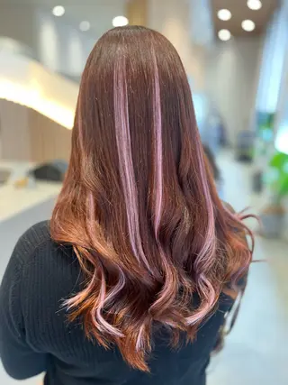 セミロング 小池 夏美のヘアスタイル