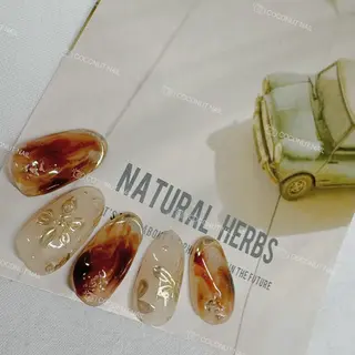 ネイル 神田 ココナッツのネイルデザイン