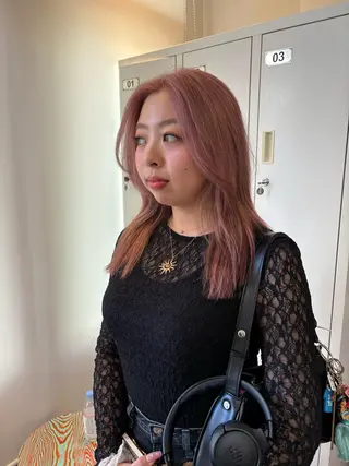 ミディアム カラー CEINE loq ‪🍒なつきのヘアスタイル