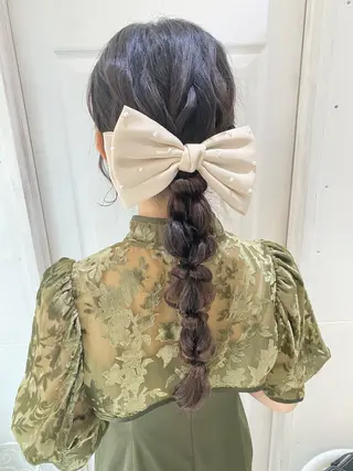 ヘアアレンジ uros.中目黒 moekaのヘアスタイル
