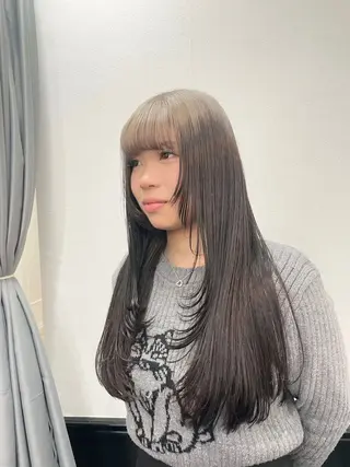 セミロング カラー 野町好花 レイヤー/髪質改善のヘアスタイル