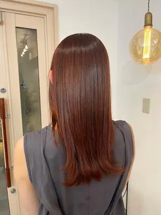 ロング カラー レディースカット 金山/hina🍃のヘアスタイル