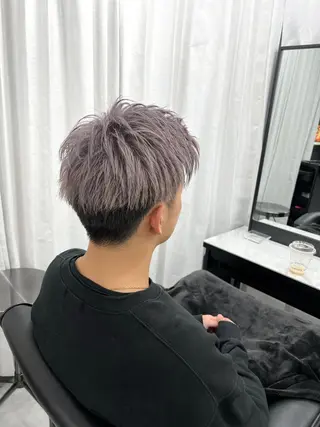 ショート カラー メンズ wistell/ ayukaのヘアスタイル