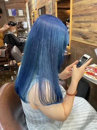 セミロング カラー ツイスパ/Wカラー ✨RYUのヘアスタイル