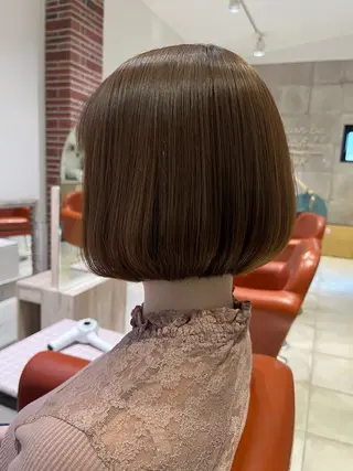 ショート ショート・ボブ・髪 質改善🧡関　玲子のヘアスタイル