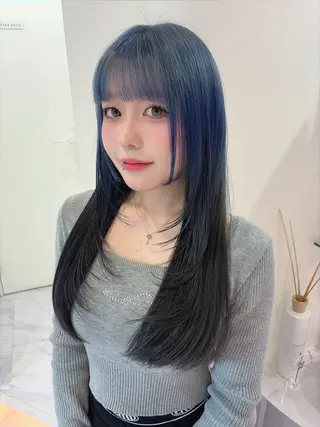 ロング カラー 名駅/ハイトーン /Y2k/YUNAのヘアスタイル