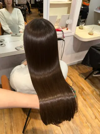 ロング 透明感カラー/京橋/ reikoのヘアスタイル
