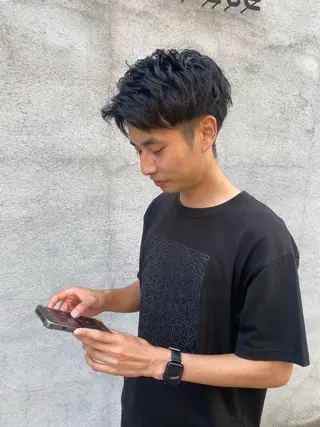 ショート メンズ men's　パーマ/ ⭐️Tenshinのヘアスタイル