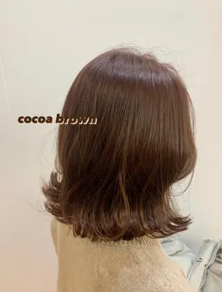 ミディアム カラー Nagisa🥥🧡 南森町駅 徒歩30秒のヘアスタイル