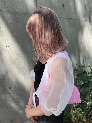 セミロング カラー Beleza harajuku所属・サイトウ ダイチのヘアスタイル