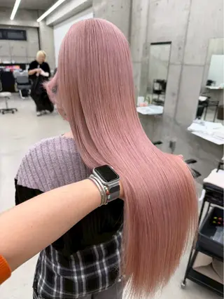 ロング カラー 大野 伽月のヘアスタイル