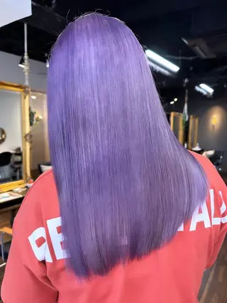 ロング カラー ヘアアレンジ 髪質改善/レイヤー 縮毛矯正/ケラチン耀のヘアスタイル