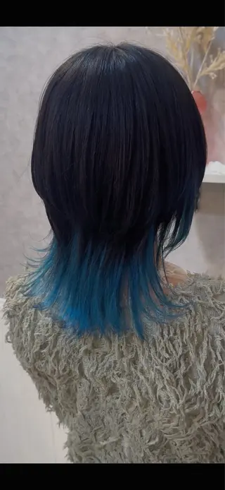 セミロング VIEW SHINSAIBASHI所属・ハイトーンカラー/ 艶髪カラー/タクミのヘアスタイル