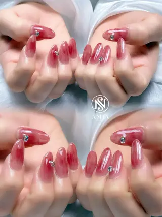 セミロング 🌟AMIA BEAUTY🌟のネイルデザイン